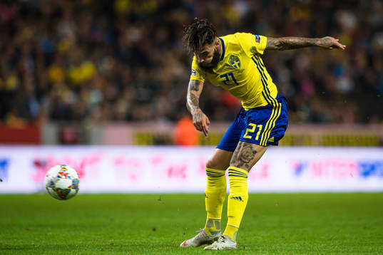 Jimmy Durmaz of Sweden