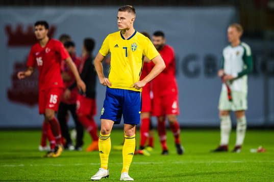 Sveriges Mattias Svanberg deppar