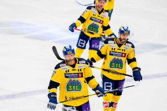 Patrick Thoresen of Storhamar looks dejected