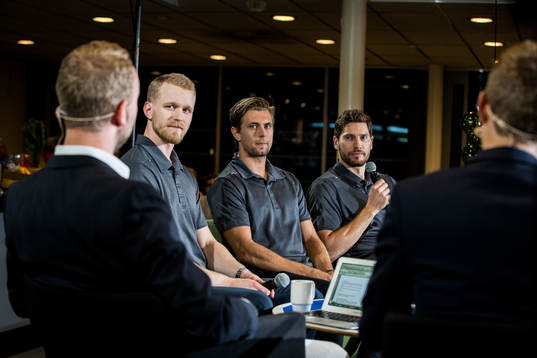 Rögles Ted Brithén, Daniel Zaar och Mattias Sjögren
