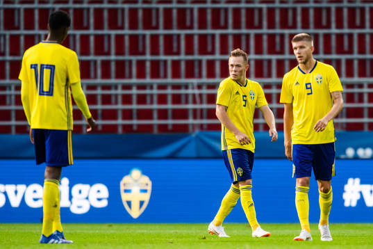 Sveriges Joel Andersson och Anton Salétros deppar