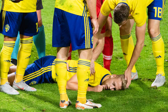 Sveriges Filip Dagerstål ligger