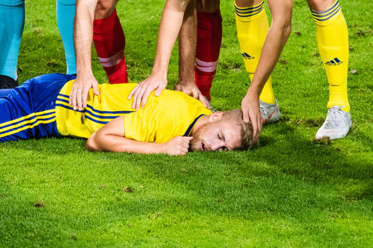 Sveriges Filip Dagerstål som blir liggande