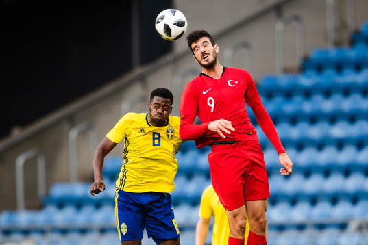 Sveriges Isak Ssewankambo och Turkiets Kubilay Kanatsizkus