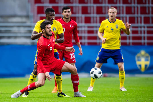 Sveriges Isak Ssewankambo och Turkiets Kubilay Kanatsizkus