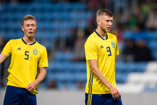 Sveriges Joel Andersson och Anton Salétros