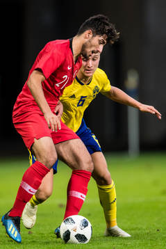 Turkiets Berkay Özcan och Sveriges Jonathan Levi