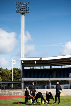 Målvakterna Walter Viitala, Johan Dahlin, Fredrik