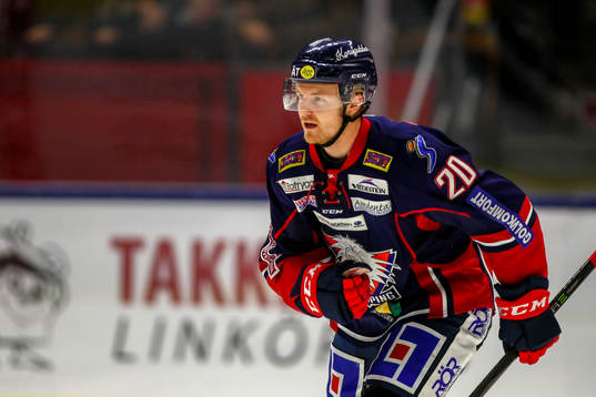 Linköpings Nick Sörenssen jublar