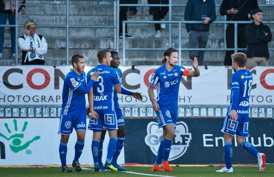 Sundsvalls Peter Wilson 0-1 jubel