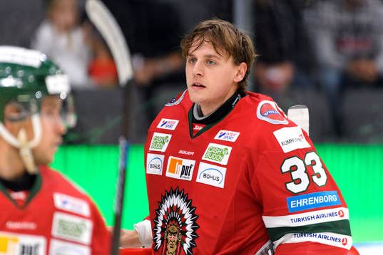 Frölundas målvakt Johan Mattsson