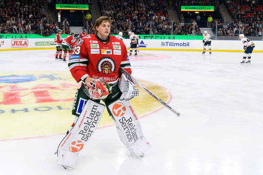 Frölundas målvakt Johan Mattsson