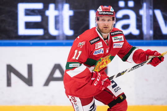Moras Alexander Hilmerson  i ishockeymatchen i SHL mellan