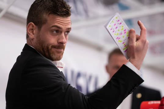 Moras assisterande tränare Daniel Hermansson  i