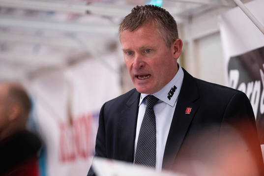 Örebros tränare Niklas Sundblad  i ishockeymatchen i SHL