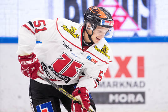 Örebros Kristian Näkyvä i ishockeymatchen i SHL mellan
