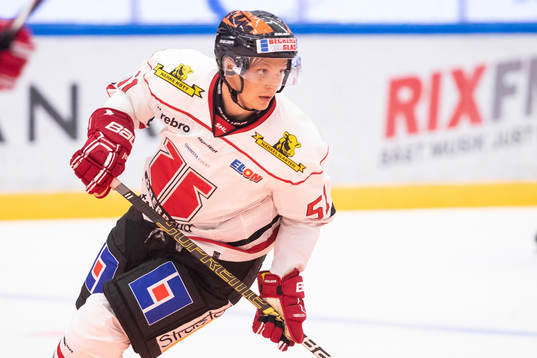 Örebros Kristian Näkyvä i ishockeymatchen i SHL mellan