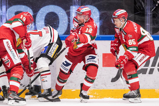 Moras Kevin Gagné och Michael Haga och Örebros Tom