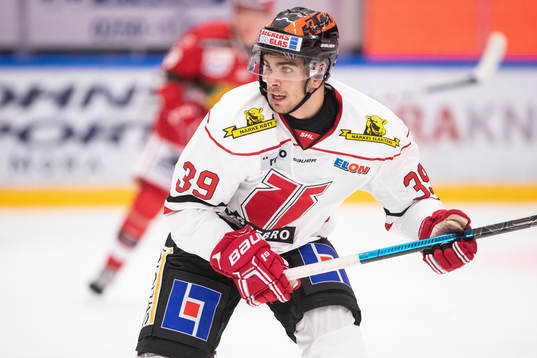 Örebros Jordan Boucher  i ishockeymatchen i SHL mellan