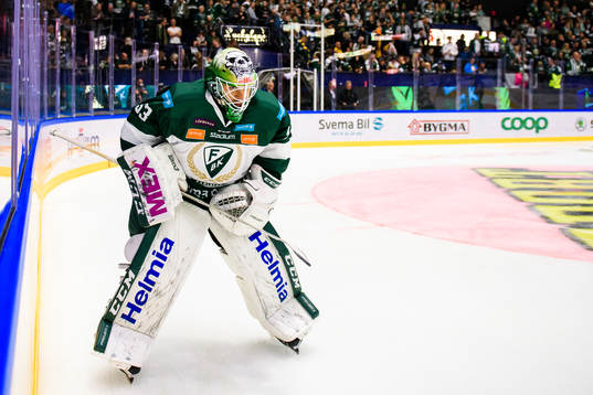 Färjestads målvakt Markus Svensson