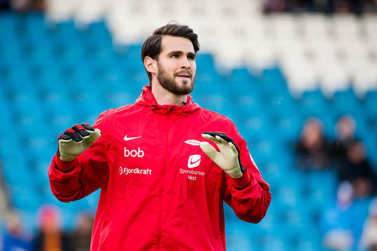 Goalkeeper Samuel Sahin-Radlinger of Brann