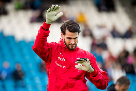 Goalkeeper Samuel Sahin-Radlinger of Brann