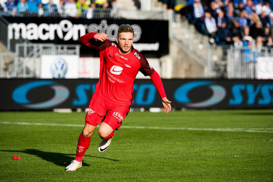 Gilli Rolantsson of Brann celebrates