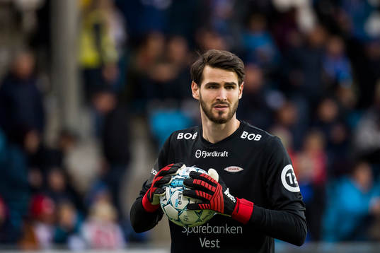 Goalkeeper Samuel Sahin-Radlinger of Brann