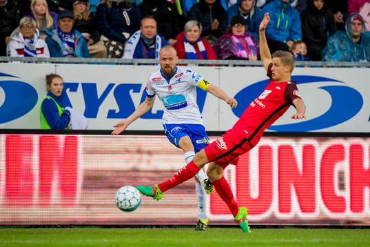 Christian Grindheim of Haugesund and Thomas Grøgaard of