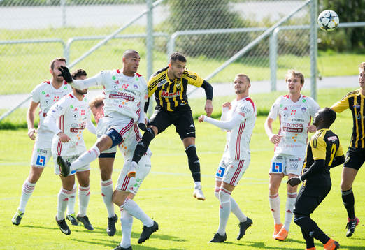 IFK Hässleholms Mohammed Hamdan i matchen i division 2