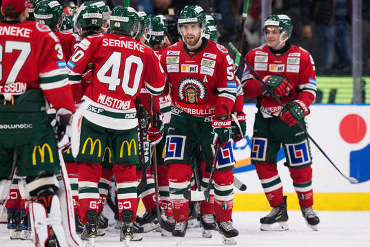 Frölundas Jonathan Sigalet jublar