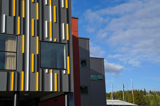 Exteriörbild på Skellefteå Kraft Arena