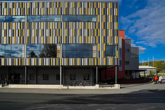 Exteriörbild på Skellefteå Kraft Arena