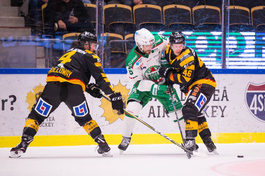Skellefteås Mathis Olimb och Bud Holloway