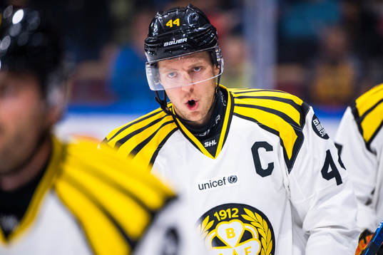 Brynäs Jacob Blomqvist jublar