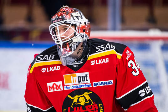 Luleås målvakt Joel Lassinatti
