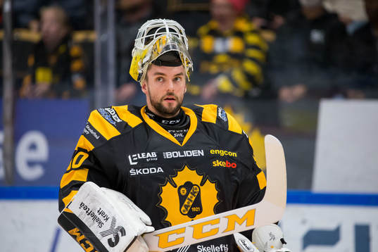 Skellefteås målvakt Gustaf Lindvall