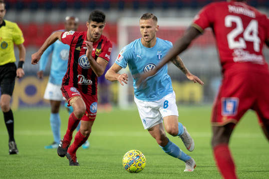Östersunds Rewan Amin och Malmö FFs Arnór Ingvi