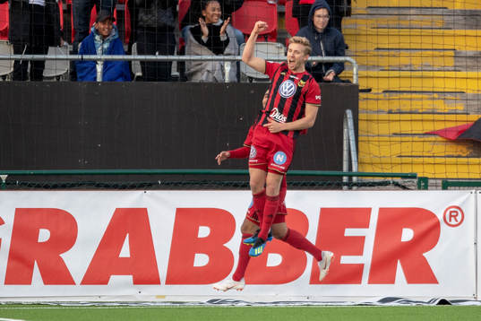 Östersunds Ludvig Fritzson jublar