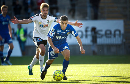 Örebros Martin Lorentzson och Sundsvalls David Haro Iniesta