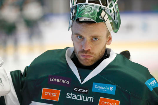 Färjestads målvakt Markus Svensson