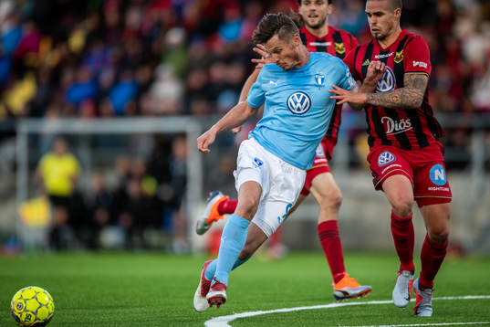 Malmö FFs Markus Rosenberg och Östersunds Douglas