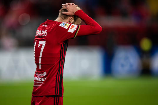 Östersunds Curtis Edwards  deppar
