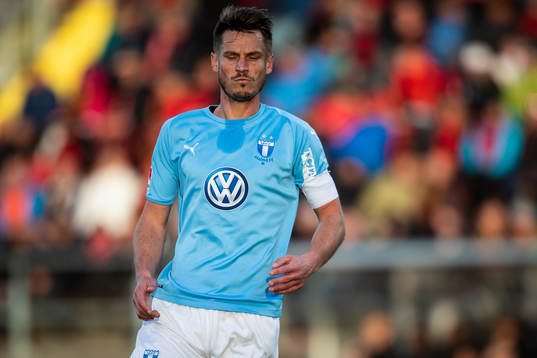 Malmö FFs Markus Rosenberg  deppar