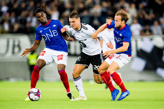 Sam Adekugbe of Vålerenga, Jonathan Levi of Rosenborg and