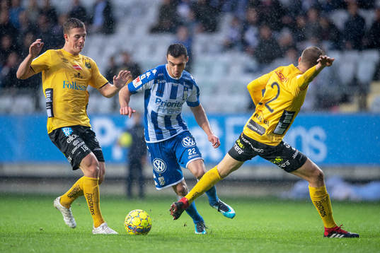 Elfsborgs Simon Olsson och Joakim Nilsson och IFK