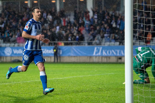 IFK Göteborgs Giorgi Kharaishvili jublar