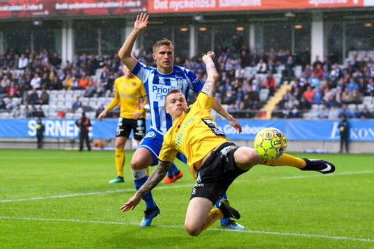 IFK Göteborgs Carl Starfelt och Elfsborgs Samuel Holmén