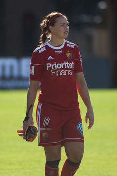 Djurgårdens målvakt Gudbjörg Gunnarsdottir