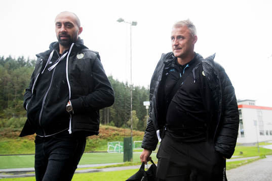 Bojan Zajic, assistant coach of Sandnes Ulf, and Bengt
